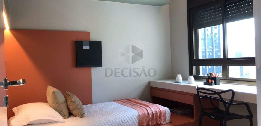 Prédio: Residencial, com 02 torres de 11 pavimentos, sendo 08 apartamentos por andar em cada Torre, revestido em textura, com 02 halls de entrada e 02 elevadores por torre, água e