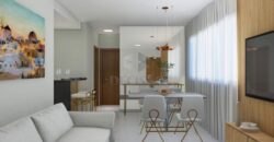 Prédio: Residencial, com 02 torres de 11 pavimentos, sendo 08 apartamentos por andar em cada Torre, revestido em textura, com 02 halls de entrada e 02 elevadores por torre, água e