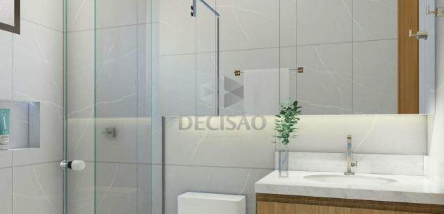 Prédio: Residencial, com 02 torres de 11 pavimentos, sendo 08 apartamentos por andar em cada Torre, revestido em textura, com 02 halls de entrada e 02 elevadores por torre, água e