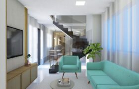 Prédio: Residencial, com 02 torres de 11 pavimentos, sendo 08 apartamentos por andar em cada Torre, revestido em textura, com 02 halls de entrada e 02 elevadores por torre, água e