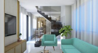 Prédio: Residencial, com 02 torres de 11 pavimentos, sendo 08 apartamentos por andar em cada Torre, revestido em textura, com 02 halls de entrada e 02 elevadores por torre, água e
